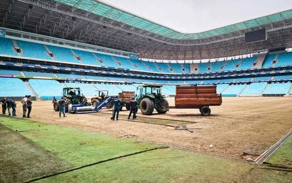 estádio;