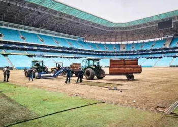 estádio;