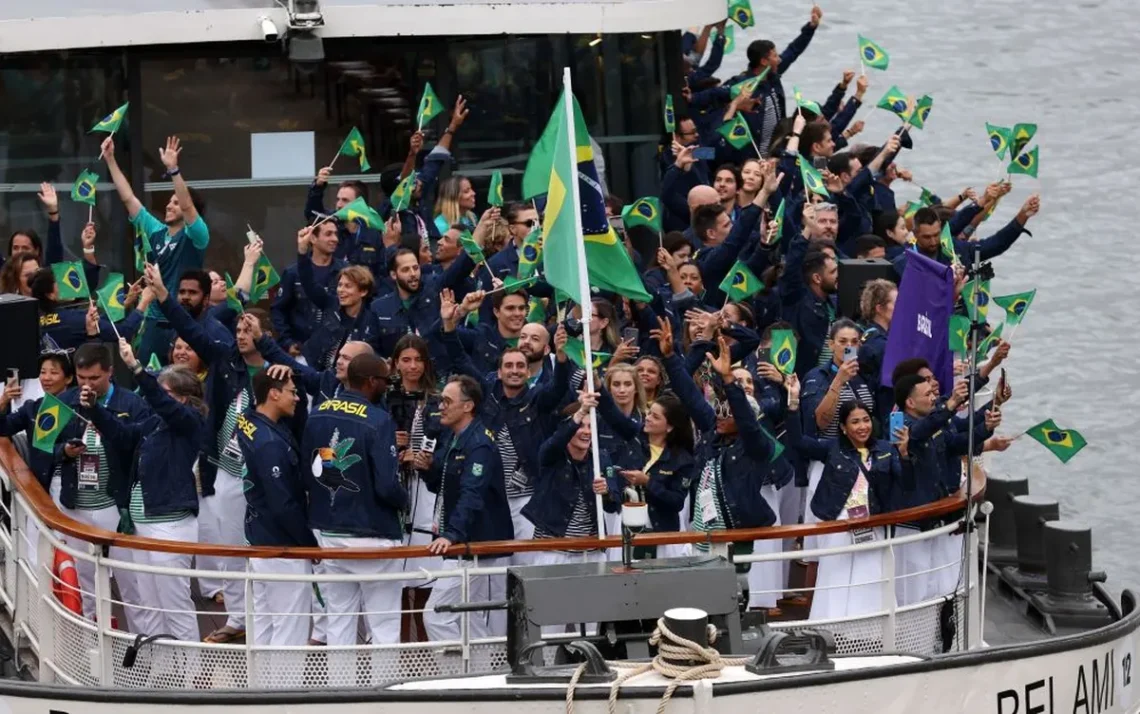 abertura, dos Jogos Olímpicos, Olímpicos 2024, apresentação, das delegações, evento, Olimpíada;