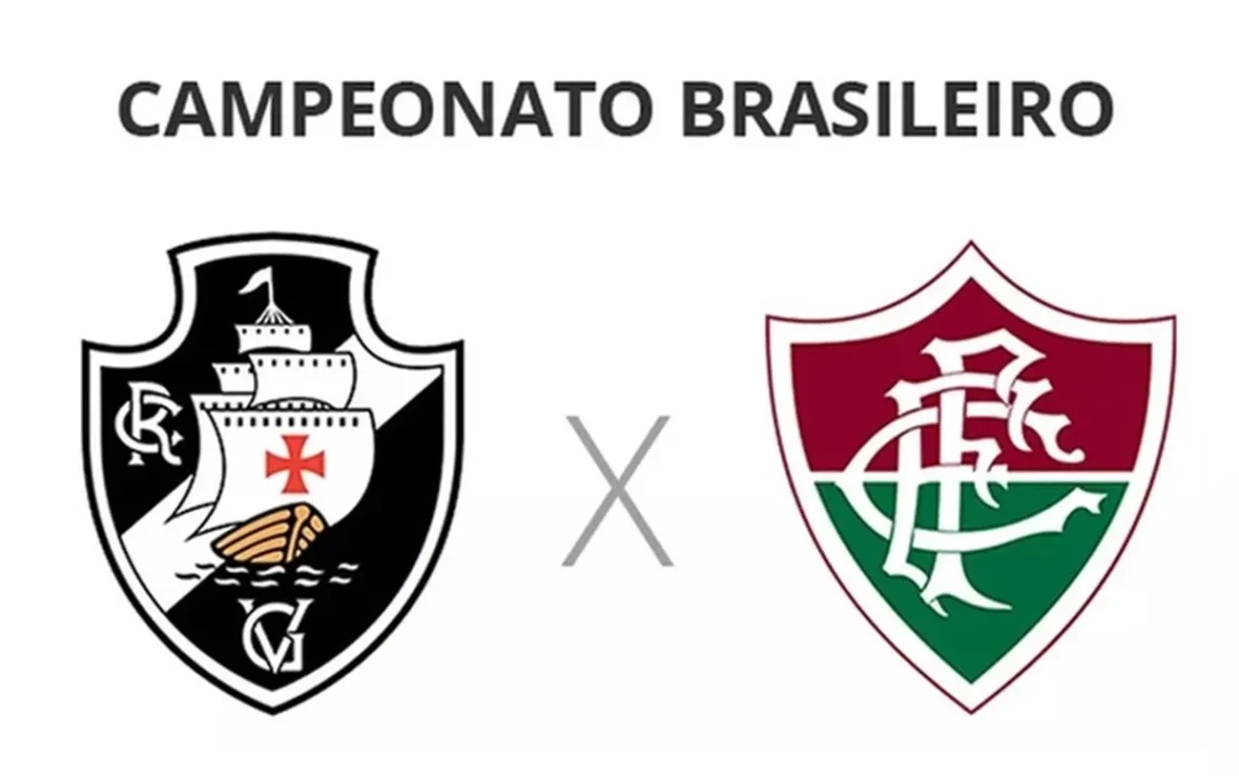 Clássico, carioca, partida, entre Vasco e Fluminense;