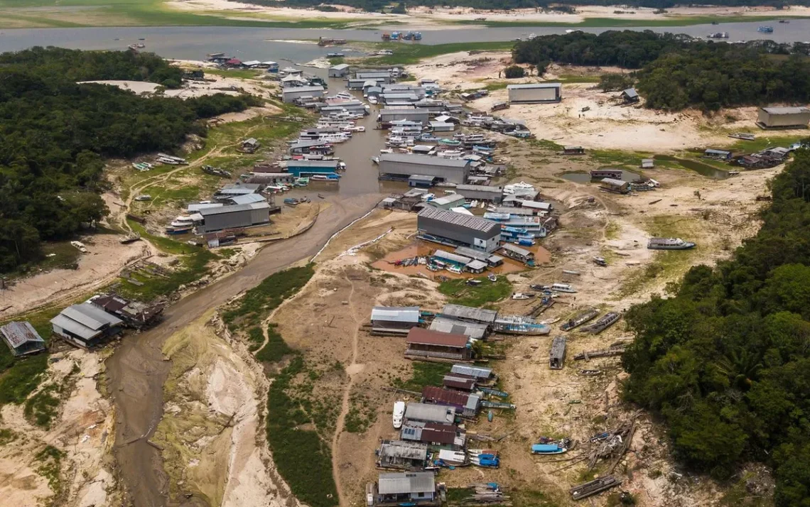 seca, emergência, baixo, nível;