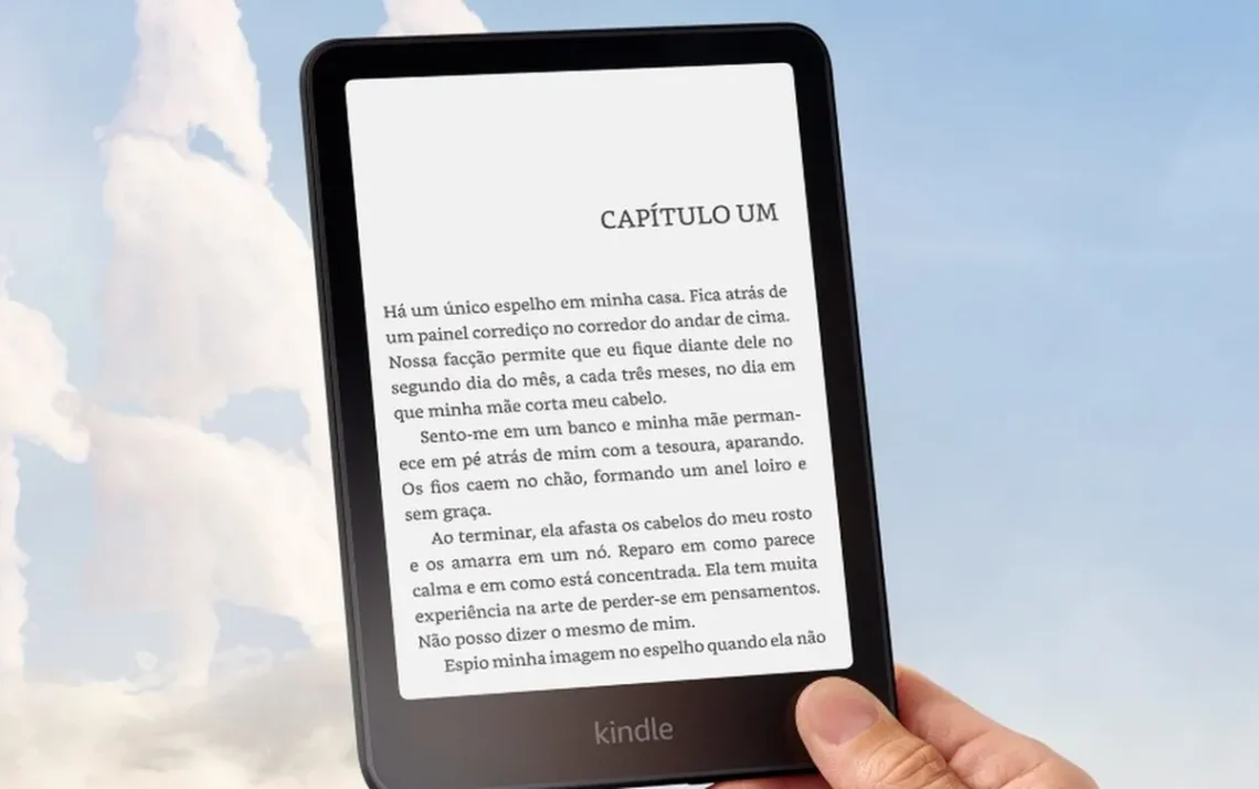 e-reader, leitor de livros digitais;