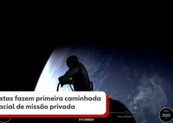 satélite, via, espacial, missão, espacial;