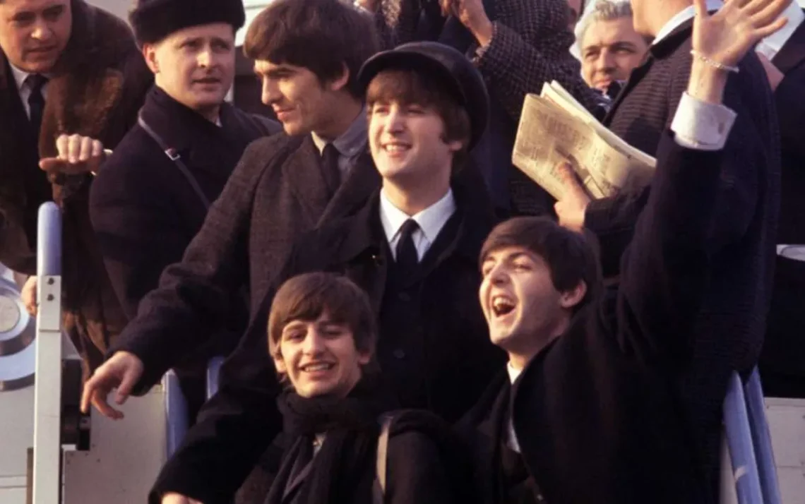 banda, inglesa, rockers, ingleses, Beatlemania';