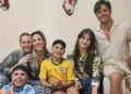 Wanessa com Marcela Barbieri, Dado Dolabella, os filhos e a enteada — Foto: Reprodução/Instagram - Todos os direitos: © Revista Quem