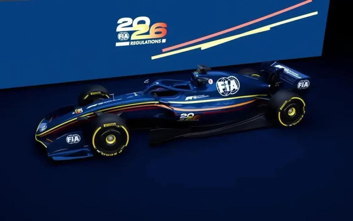 FIA divulga como deve ser o novo carro da F1 em 2026 - Todos os direitos: © GE - Globo Esportes