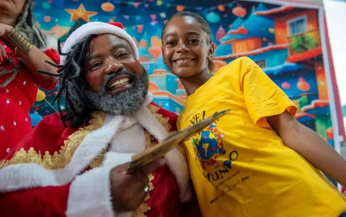 Natal, Papai Noel negro, espírito de Natal;