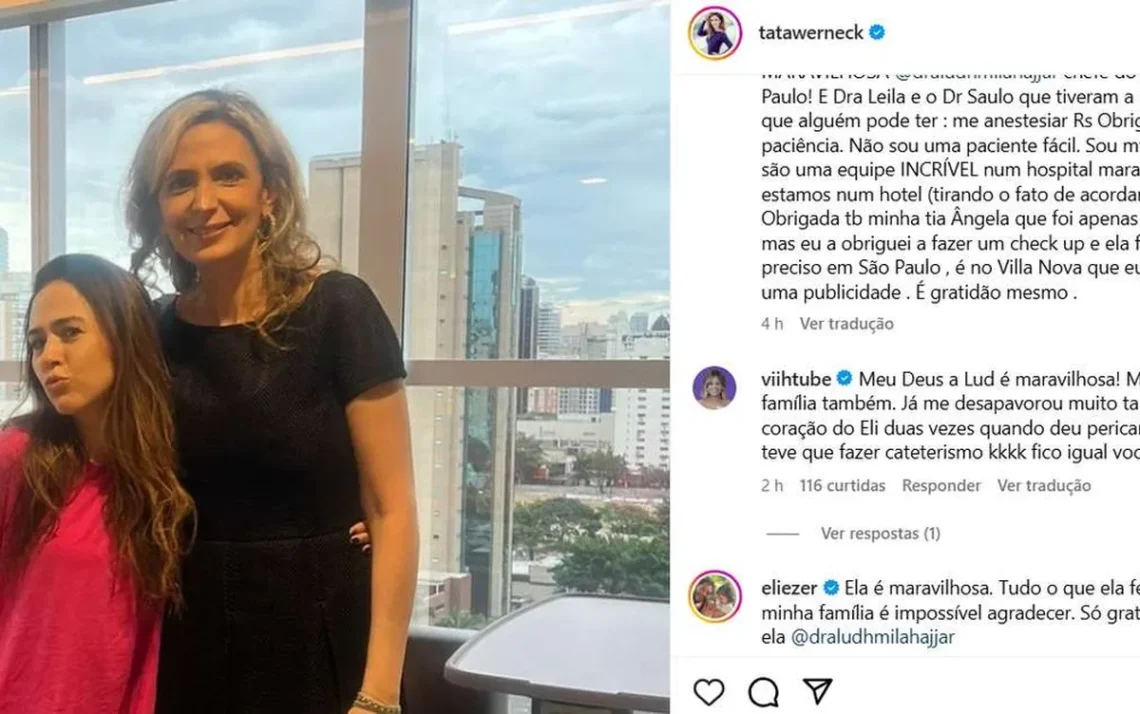 apresentadora, médica; ;